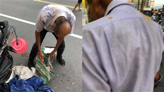 芒果爺爺遭砸頭　擺攤原因讓人好鼻酸