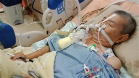 蔡易餘臉書發文，父親蔡啟芳肺阻塞末期