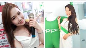 撞車竟要記者幫拍照…台中辣模身分曝(圖/翻攝畫面)