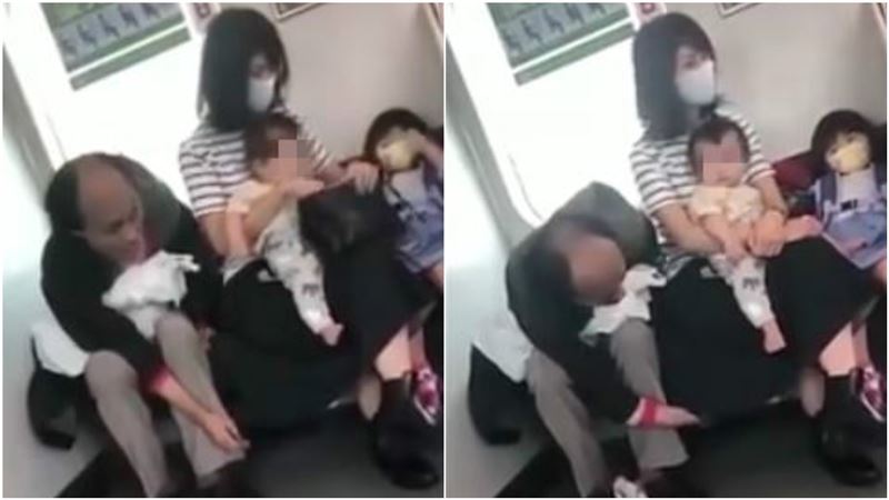 媽帶2孩搭地鐵　阿伯竟手探裙底亂摸