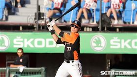 ▲統一獅外野手林安可。（圖／記者劉彥池攝影）