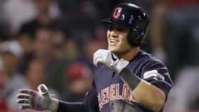 ▲旅美好手張育成開轟。（資料圖／美聯社／達志影像）