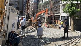 天坑,灌漿補強,鑑定,永和,記者陳啓明攝