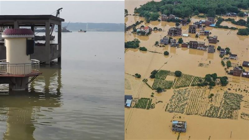 鄱陽湖暴漲破紀錄！官方稱：戰時狀態