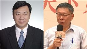 台北市社會局長劉志光、台北市長柯文哲。（組合圖／翻攝自北市聯醫官網、台北市政府提供）