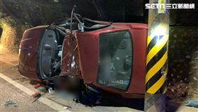 新北市五股區民義路發生死亡車禍。（圖／翻攝畫面）