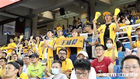 ▲中信兄弟球迷幫王威晨加油。（圖／記者劉彥池攝影）
