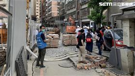 坍塌,營造商,施工,永和,記者陳啓明攝