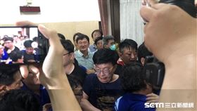 立法院爆發推擠衝突（圖／記者林恩如攝影）