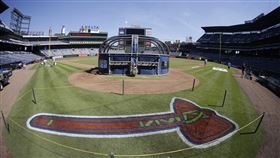 ▲亞特蘭大勇士評估廢除揮舞戰斧。（圖／美聯社／達志影像）