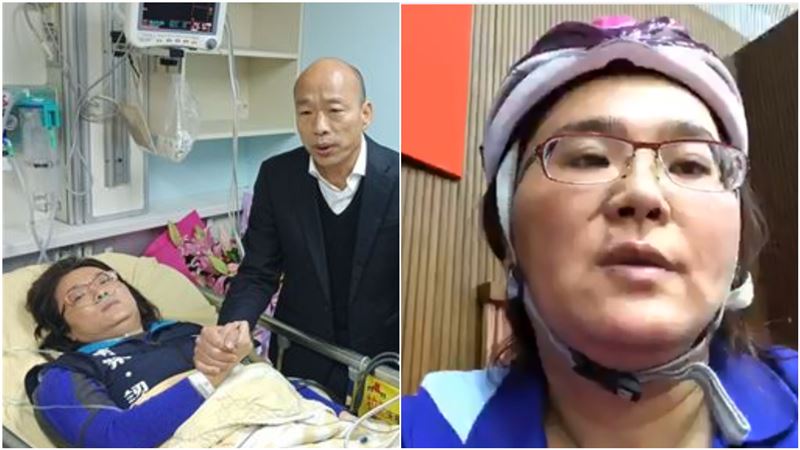 怕頭被夾？陳玉珍「戴安全帽」闖立院