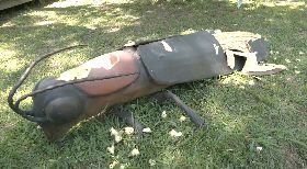 花蓮松園別館裝置藝術遭破壞　館方報警