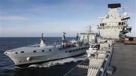 英國航空母艦「伊莉莎白女王號」（HMS Queen Elizabeth）（圖／翻攝自HMS Queen Elizabeth推特）