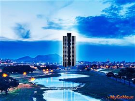 水岸綠地捷運一次到位，台北人超買單，「聯上大喜」面水岸、424公頃大都會公園第一排（圖／業者提供）