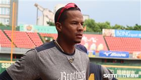 中信兄弟投手米蘭達。（圖／記者王怡翔攝影）