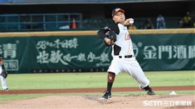 統一獅先發投手江辰晏。（圖／記者王怡翔攝影）