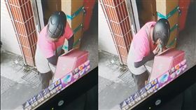 保溫箱,偷吃,熊貓,外送(翻攝自 爆料公社官網)