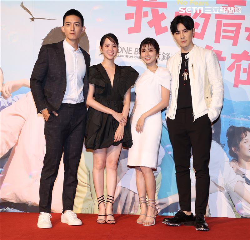 我的青春沒在怕演員王家梁、程予希、蔡黃汝、唐禹哲。（記者邱榮吉/攝影）