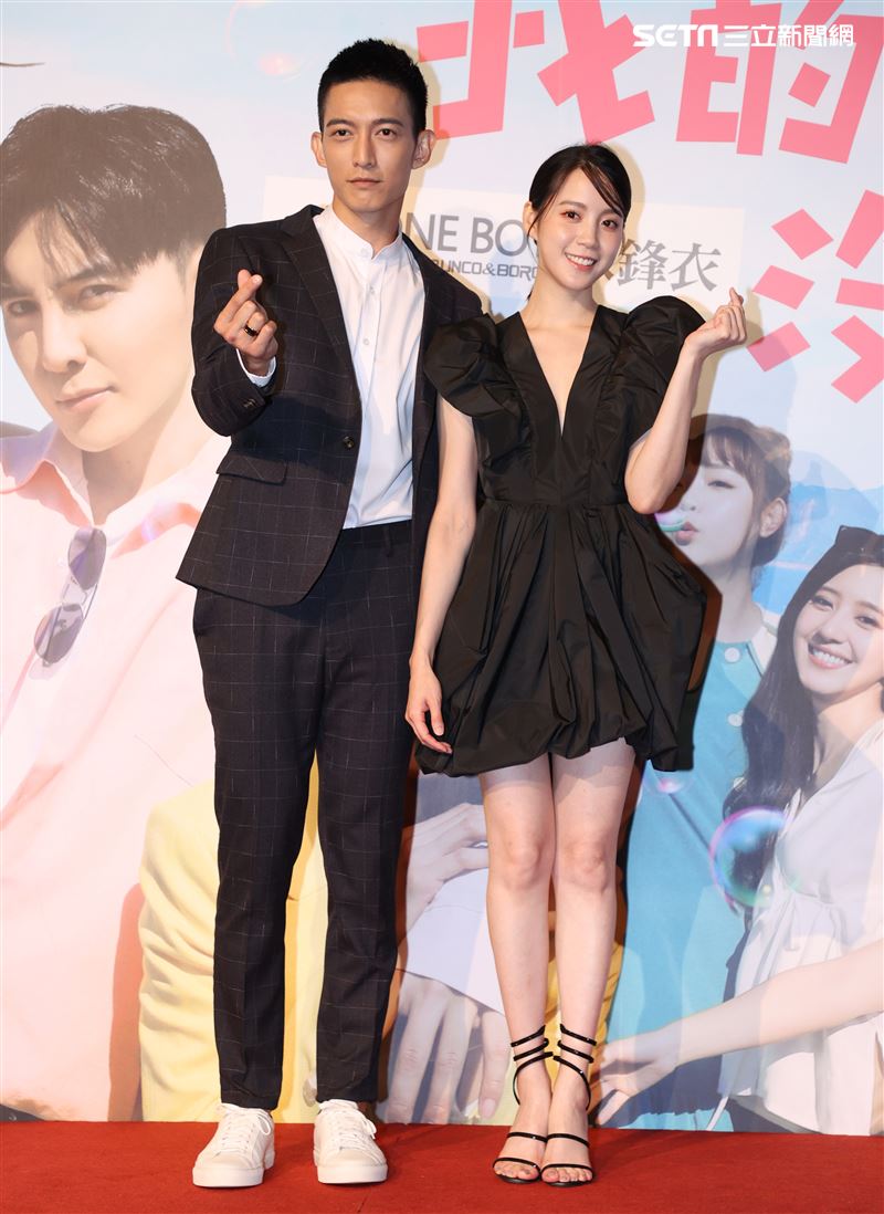 我的青春沒在怕演員程予希、吳翔震。（記者邱榮吉/攝影）