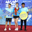 極地探險家林義傑（左）、王心恬（中）與台灣三屆奧運風帆國手張浩（右）。（記者邱榮吉/攝影）