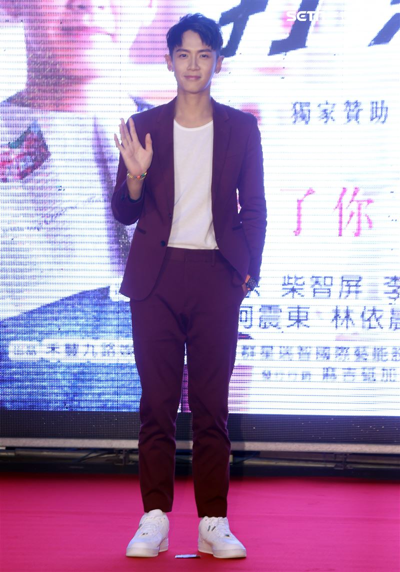 「打噴嚏」演員柯震東。（記者邱榮吉/攝影）