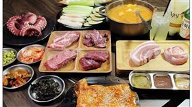 韓桶子韓風立燒烤肉。（圖／部落客Wisely授權提供）