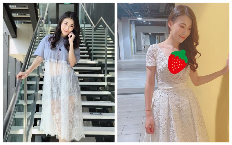 巨乳遮不住　台8女星婚紗滿滿全是洞