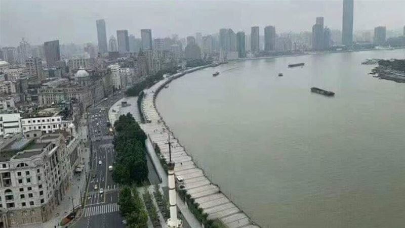 三峽大壩下游慘了！一張圖曝上海現況