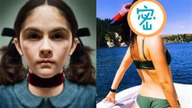 伊莎貝拉·傅爾曼。（左圖／翻攝自IMDB，右圖／翻攝自伊莎貝拉·傅爾曼IG）