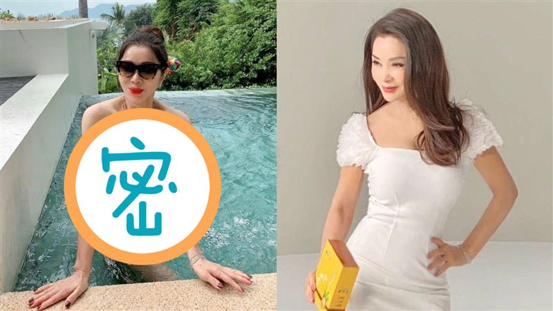 陳美鳳池畔流出豪乳　曝從影最大尺度