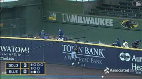 ▲賈西亞（Avisail Garcia）沒收隊友全壘打。（圖／翻攝自MLB官網）