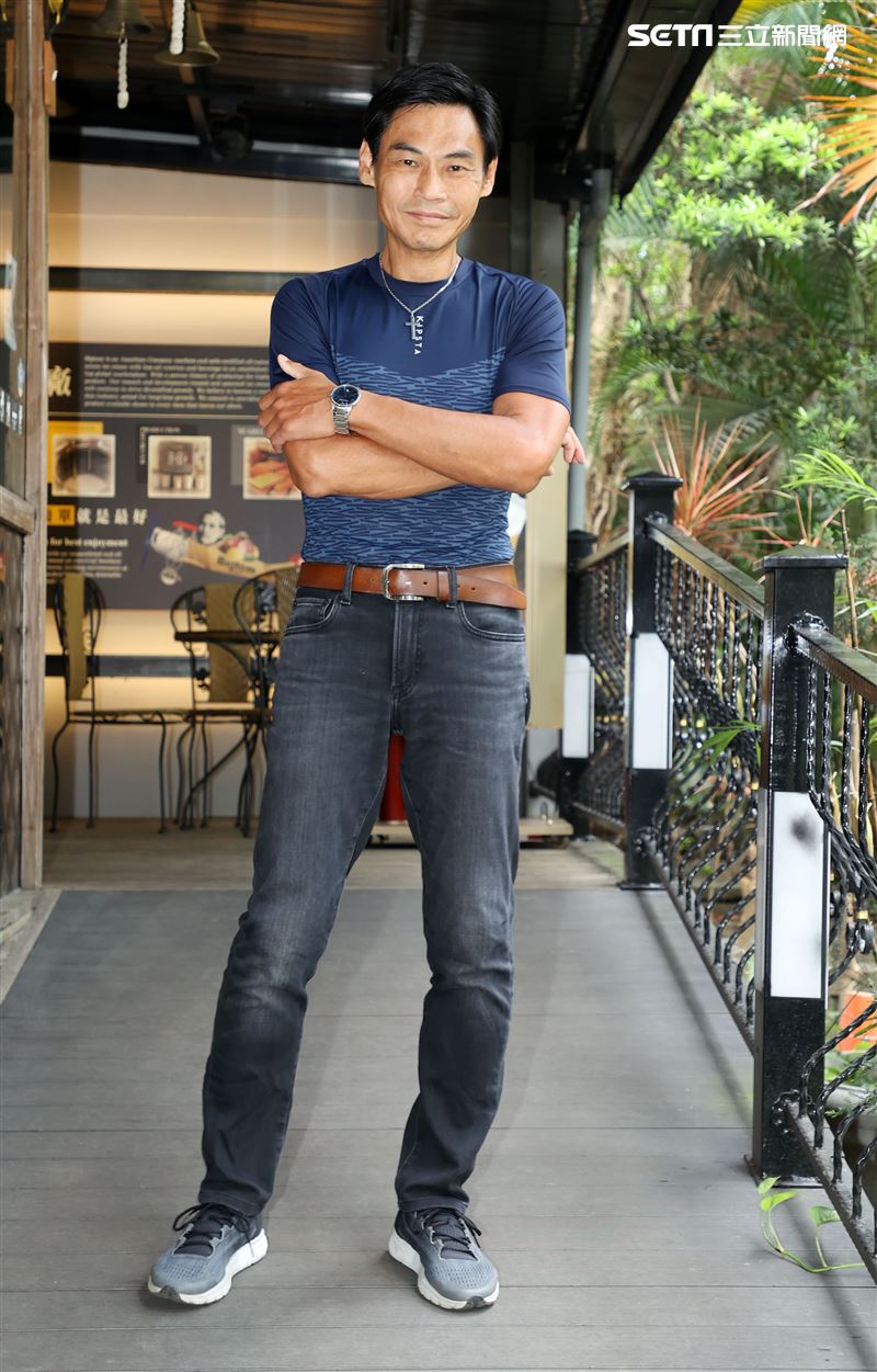 舞台劇「最後一封情書」演員夏靖庭。（記者邱榮吉/攝影）