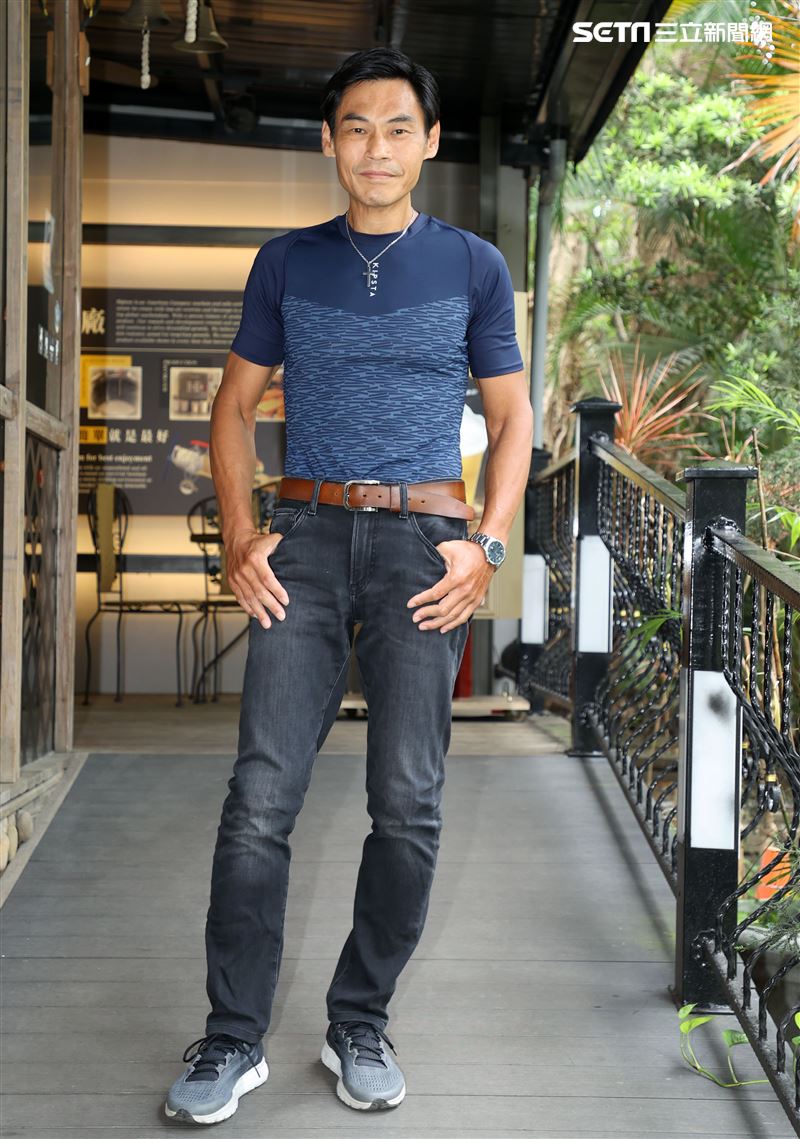 舞台劇「最後一封情書」演員夏靖庭。（記者邱榮吉/攝影）