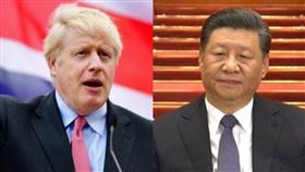 強生、習近平（組合圖／資料照）