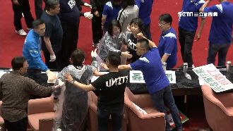 議場女力混戰　葉毓蘭狂扯邱議瑩頭髮