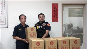 擴大臨檢！中山分局連續執勤10多天…陳嘉昌今親臨慰問（圖／警方提供）