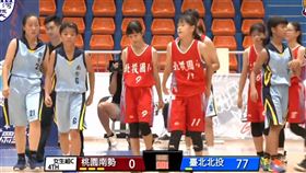 EBL國小女籃賽,台北北投國小,桃園南勢國小,77:0,網友,陰影（圖／翻攝體育署MOESports）