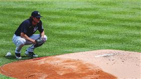 ▲柯爾（Gerrit Cole）慘挨背靠背全壘打。（圖／翻攝自洋基推特）