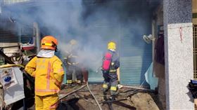 屏東,九如,火警,義消,電話指導（圖／翻攝畫面）