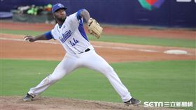 ▲富邦悍將先發投手索沙。（圖／記者劉彥池攝影）