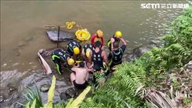 溺水,露營,無呼吸,新店,翻攝畫面