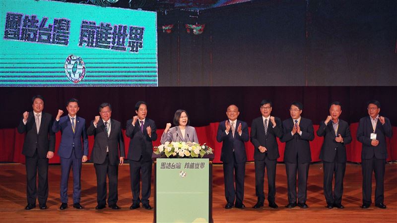 不畏中國威脅　綠宣言帶台灣前進世界