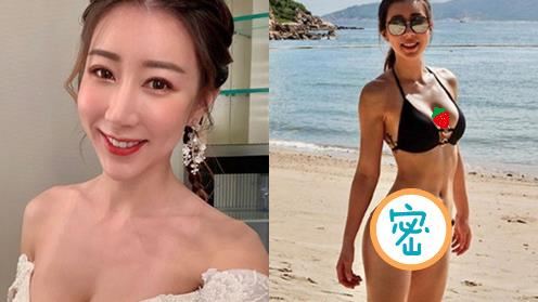 女星海灘秀豪乳深溝　下身亮點網暴動