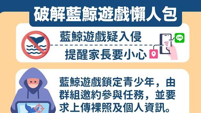 致命藍鯨遊戲疑入侵　懶人包徹底破解