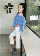 江靜（呆寶靜、春風前妻）首張個人專輯發布。（記者邱榮吉/攝影）