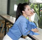 江靜（呆寶靜、春風前妻）首張個人專輯發布。（記者邱榮吉/攝影）