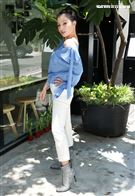 江靜（呆寶靜、春風前妻）首張個人專輯發布。（記者邱榮吉/攝影）