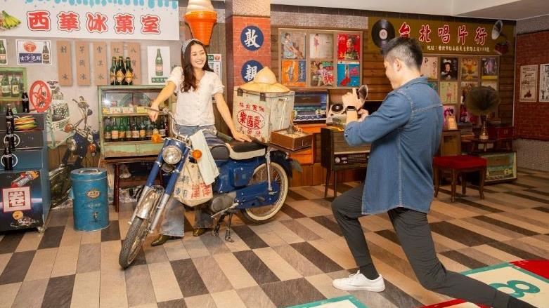 網美必拍！西華重現50年代懷舊場景