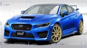 ▲Subaru WRX STI大改款預想圖（圖／翻攝自motor1）
