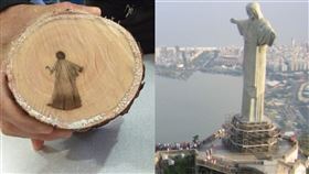巴西耶穌顯靈？鋸到一半鏈條壞掉…樹幹冒出「救世基督像」（組圖／翻攝自維基百科、推特）